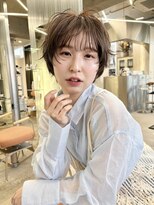 ユイマァル 岡山(YUIMARL)&nbsp;フェイスレイヤー/ニュアンスショート/透明感カラー/髪質改善