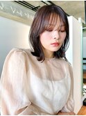レイヤーボブ/小顔レイヤー/似合わせカット/小顔ボブ