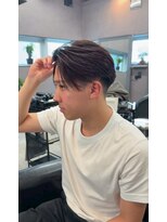 リッチブランドアンドコー 守口店(Rich Brand&Co)&nbsp;センターパートニュアンスパーマ韓国カルマパーマコンマヘア