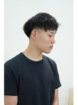 ブリードトウキョウ 亀戸店(BRYD TOKYO) テーパーフェードアップバングショートパーマスタイル