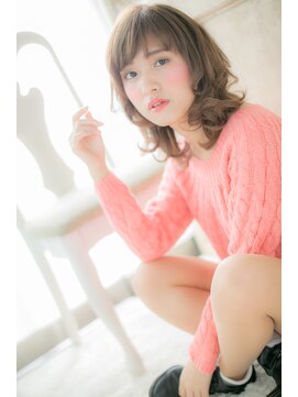 モッズ ヘア 福岡姪浜店(mod's hair) リッチウェーブの”くびれミディ”b