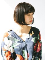 フィルムス 銀座(FILMS)&nbsp;レイヤーカット/デザインカラー/ウェットヘア/オリーブベージュ