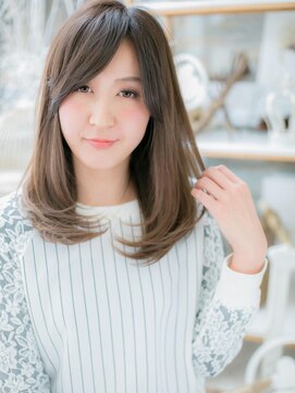 モッズヘア 上尾西口店(mod's hair) *mod's上尾*斜めバング…ナチュラルワンカールストレートa