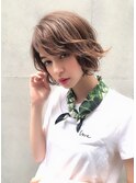 【Le'a渋谷】エッジショート ヘルシーレイヤー 大人かわいい