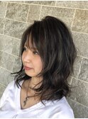 ゆるふわ無造作カールミディアム