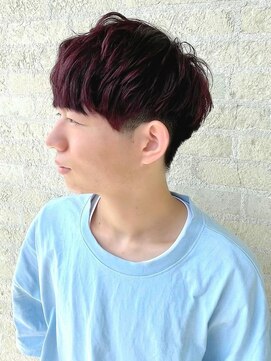 トップヘアーラウンジ 知立(TOP HAIR Lounge) メンズのゆるカワヘア！バイオレットマッシュ/ベビーピンク