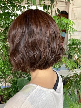 ラコスタ(LaCosTa) マロンベージュルミエールジェシカライツフラッフィーボブパーマ