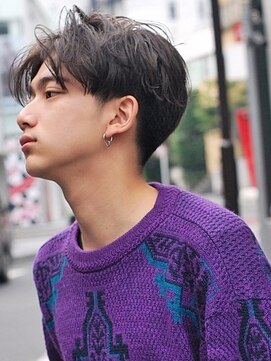 シュリット 溝の口(schritt) センター分けメンズマッシュ　　　ヤマモト