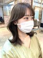アリュウル 表参道 青山(Allure) 前髪は一番時間をかけて、小顔を作ります。