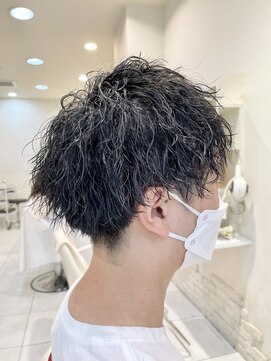 ヘアーメイク ハーベスト(HAIR MAKE HARVEST) 【ツーブロック×ツイストスパイラル】ナチュラルスパイキー