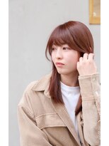 イーエン ヘアーデザイン(iiEn hair design)&nbsp;ゼミロング×ベージュカラー