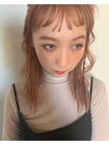 髪質改善と縮毛矯正の専門店 サンティエ(scintiller)&nbsp;ピンクベージュ　オン眉　20代30代