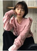 大人可愛いグラデーションボブ