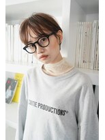 リムレス(LIMLESS)&nbsp;大人可愛い丸みショート耳掛けマッシュひし形小顔 10代20代30代