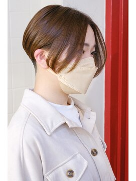 ルーシー ヘアデザインワークス(Lucy Hair Design Works) サロンワーク×刈上げショート