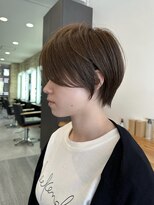 ビューエヒメ(VIEW EHIME)&nbsp;大人ラフウェーブ外ハネボブダークブラウンスウィングショート