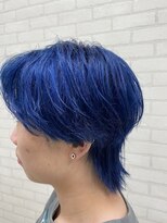 ヘアースタジオ シーオーイー(hair studio C-O-E)&nbsp;ブルーマッシュウルフ