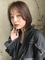 カリネバイフィエル(CALINER by Fier) 西梅田駅 /【髪質改善カラー☆】ビターグレージュミディ