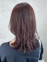 アイティー バイ アルバム 浦和店(IT by ALBUM)&nbsp;ラベンダーピンク_グレーベージュレイヤーロング_ba465411