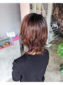 ふんわりワンカールパーマ