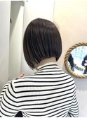 ぱつっとミニボブ