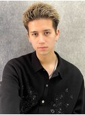 七三オールバック刈り上げスパイキーショート束感