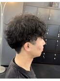 メンズパーマ/スパイラルパーマ/ツイストスパイラル/波巻き