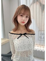 ボタン テンジン(VOTAN tenjin)&nbsp;【votan_はまひ】前髪カット/顔まわりカット/韓国ヘア/ベージュ