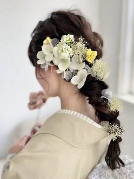 バサラ 池袋店(VASARA) 編みおろし♪着物ヘア/浴衣ヘア/卒業式ヘア/成人式ヘア