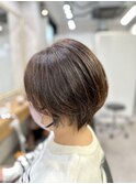 〆ショートボブ
