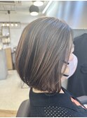 立体感がカッコいい！白髪ぼかしバレイヤージュ