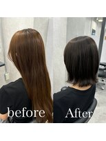 ヘアサロン ドットプラス 町田店(dot. plus)&nbsp;【三輪 紗弓】レイヤーボブ