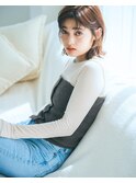 肩上結べる大人ボブ