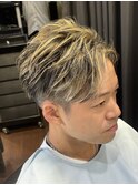 かきあげメッシュスタイル
