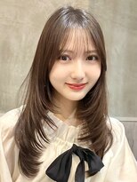 ユニコ(unico)&nbsp;韓国風/レイヤー/小顔/前髪カット/髪質改善/グレージュ/透明感