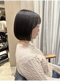 愛され顎ラインボブアンニュイ色気色っぽボブウェーブボブ