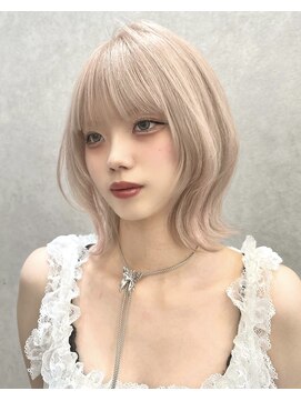 ロンド レア 天神大名店(Lond Le’a) 髪質改善メルティーベージュカラー小顔似合わせレイヤーカット