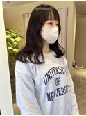 ボルドー/顔まわりカット