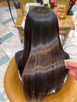 ロンドロゼ 池袋(Lond rose)&nbsp;イメチェン外ハネボブ美髪ワイドバングレイヤー髪質改善縮毛矯正