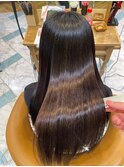 イメチェン外ハネボブ美髪ワイドバングレイヤー髪質改善縮毛矯正