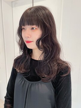 アルバム 銀座(ALBUM GINZA) 顔周りレイヤー韓国ヘア美髪ロング_ba536021