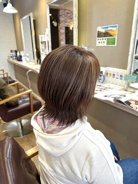 ヘアーメイクロージー 八軒店 (HAIR MAKE ROSY) カットカラー白髪染め白髪ぼかしハイライトメッシュリタッチ八軒