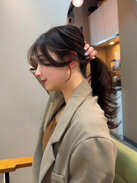 ロウバイレボ 柏(lou by revo) ミディアム/韓国風/レイヤーカット/顔回りカット/柏駅