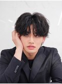 韓国メンズヘア/カルマパーマ/ニュアンスパーマ*渋谷/MEN'S/眉毛