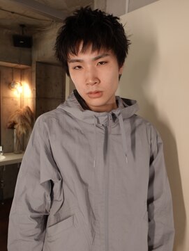 ノラジャーニー(NORA Journey) メンズボブウルフメンズミディアムレイヤーカットメンズウルフ