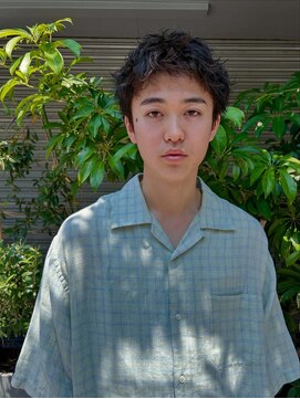 ヒュージ 三軒茶屋(huge) スパイキーショート/ニュアンスパーマ/メンズカット/韓国