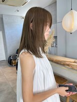 ミント(mint)&nbsp;スモーキーな透明感オリーブ！Before→ After