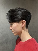 ニコ トウキョウ ヨコハマ(nico)&nbsp;メンズセンターパートニュアンスパーマ毛流れメンズパーマ