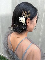 アール 北千住店(ar) ボブアレンジ/金粉ヘア/ハーフアップ/タイトアレンジ