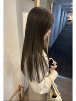 エイチ 梅田(H)&nbsp;シースルーマッシュウルフカットショートボブアンブレラカラー